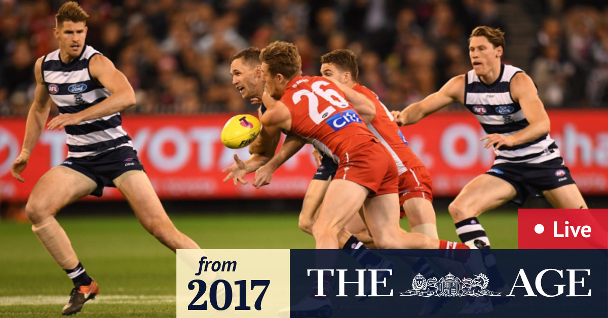 AFL Semi Finals Live Scores Geelong Cats vs Sydney Swans